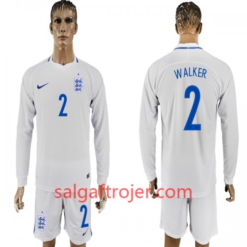 England Fodboldtrøjer Walker 2 Hjemmebanesæt VM 2018 Langærmet England Fodboldtrøjer Walker 2 Hjemmebanesæt VM 2018 Langærmet